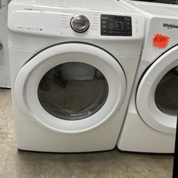 WHITE SAMSUNG FRONT LOAD DRYER