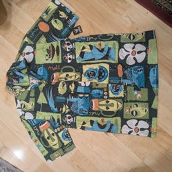 Stone Brewing Tiki Escape Button-up (BRAND NEW)