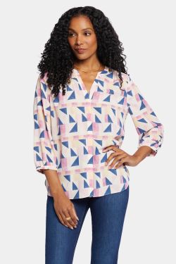 NYDJ Pintuck Blouse Plus Size 3X