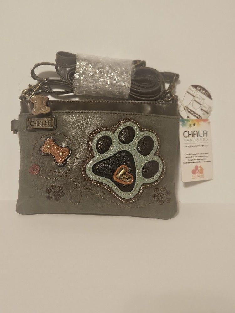 Chala Paw Print Mini Crossbody Bag