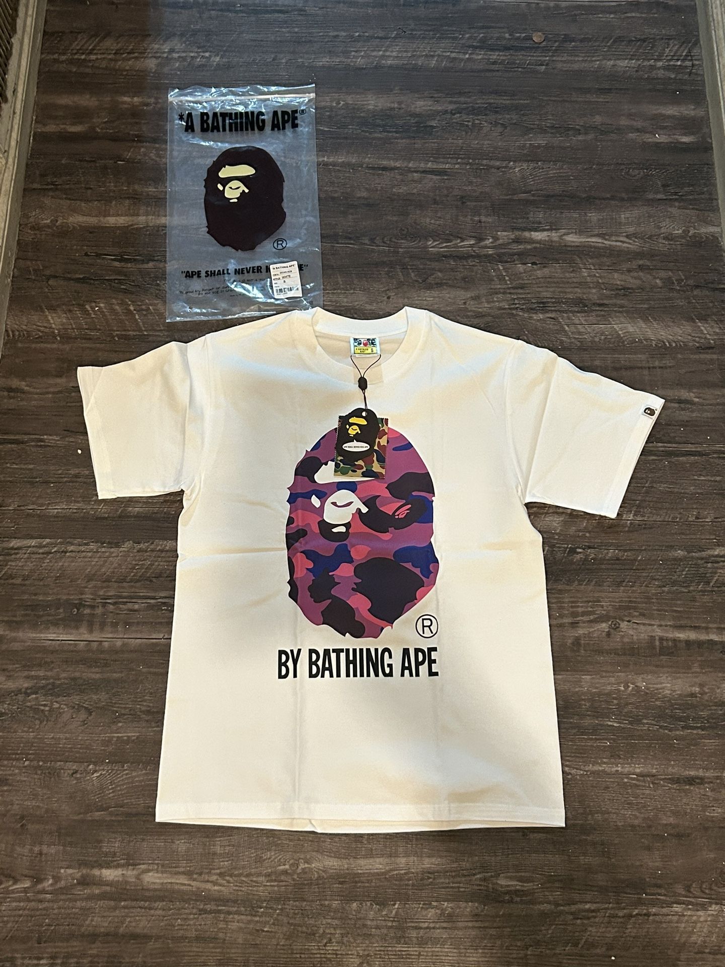 Bape Tee Purple Camo