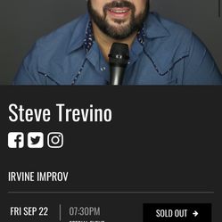 Steve Trevino 2 VIP Tickets Irvine improv