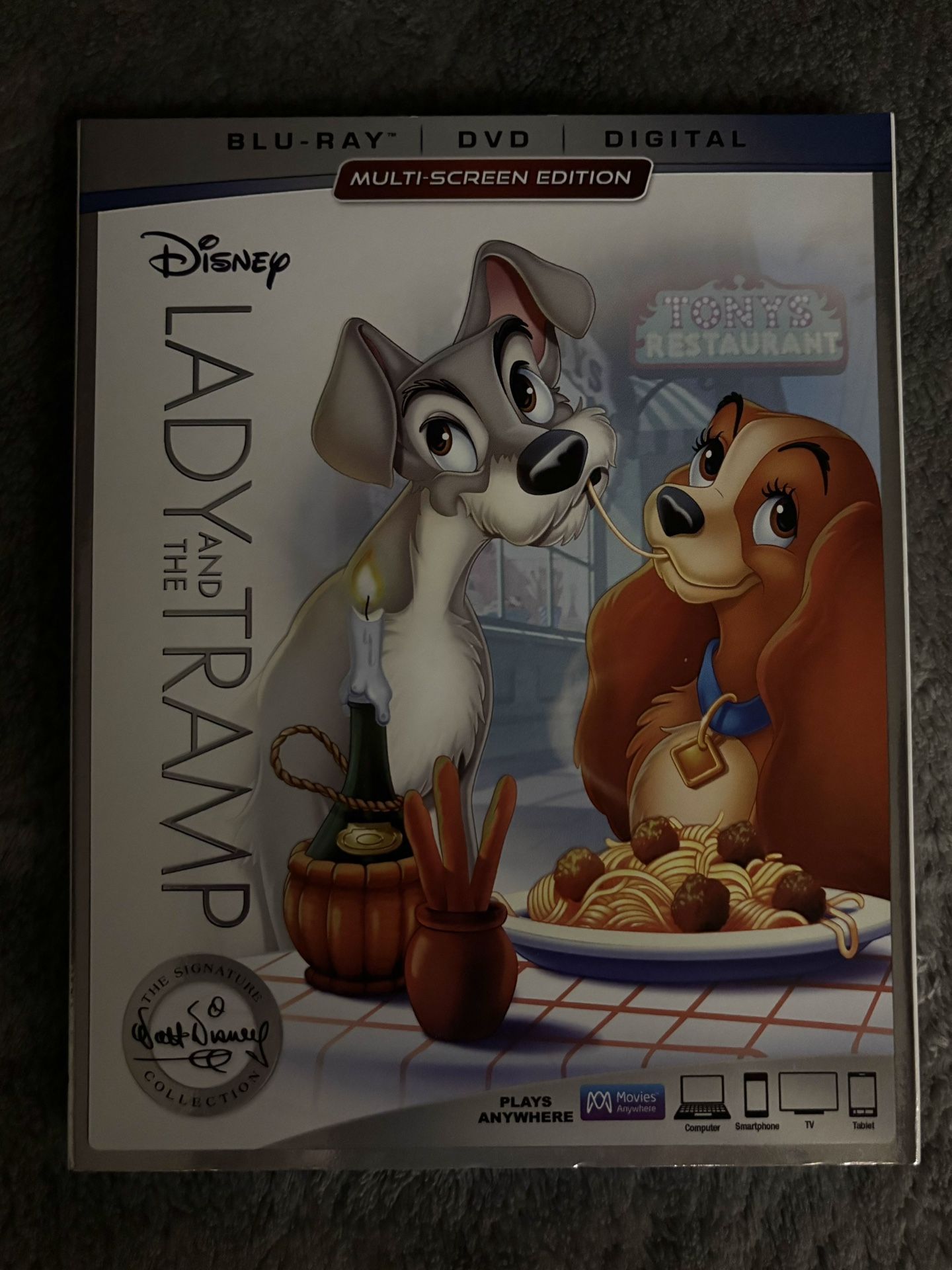 Lady And The Tramp Sealed Blu Ray W/ Slipcover