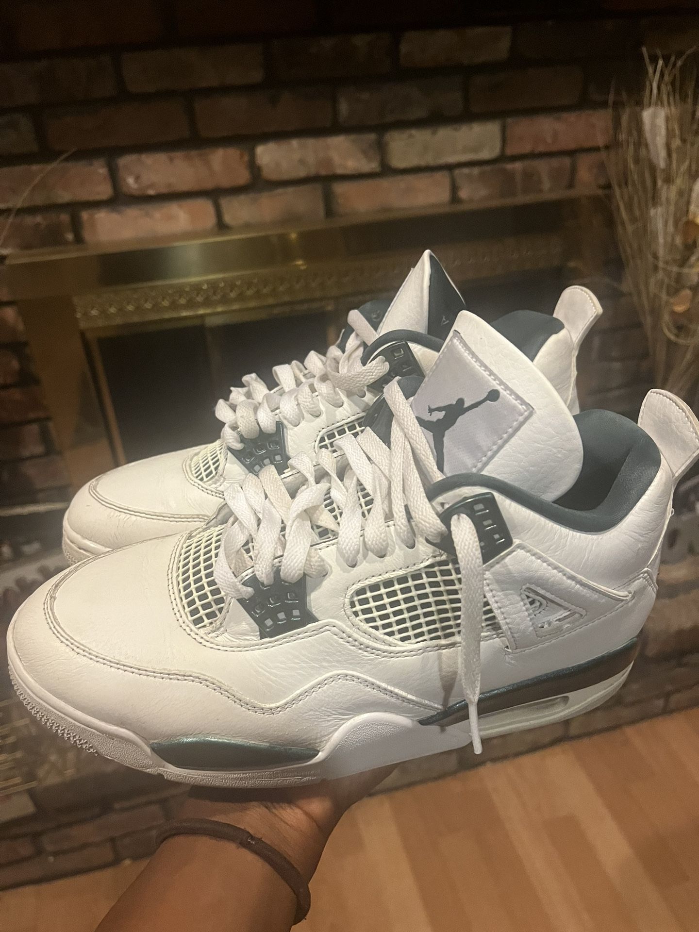 Air Jordan Men's 4 Retro Oxidized Green
