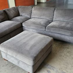 Sectional Couch & Ottoman FREE DELIVERY 