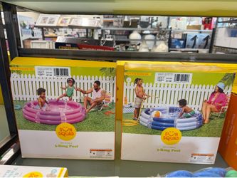 Sun Squad 3-Ring Inflatable Kiddie Pool