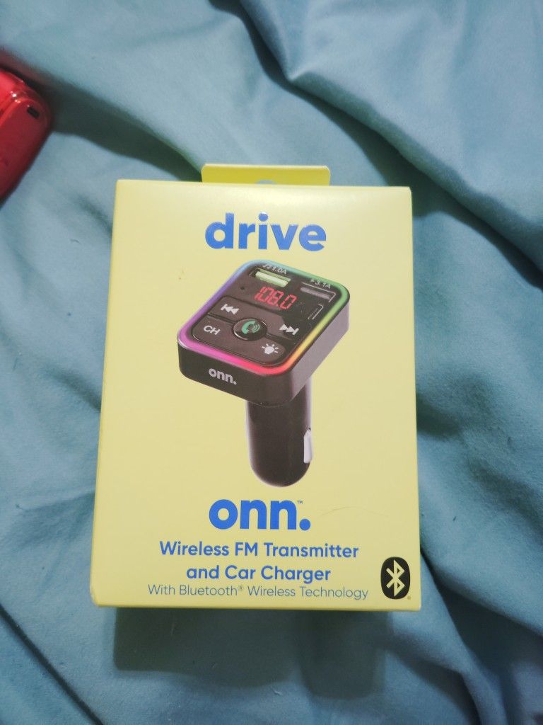 ONN Wireless FM Transmitter & Car Charger