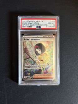 Pokemon 151 2023 Erika’s Invitation SIR #203 PSA 10