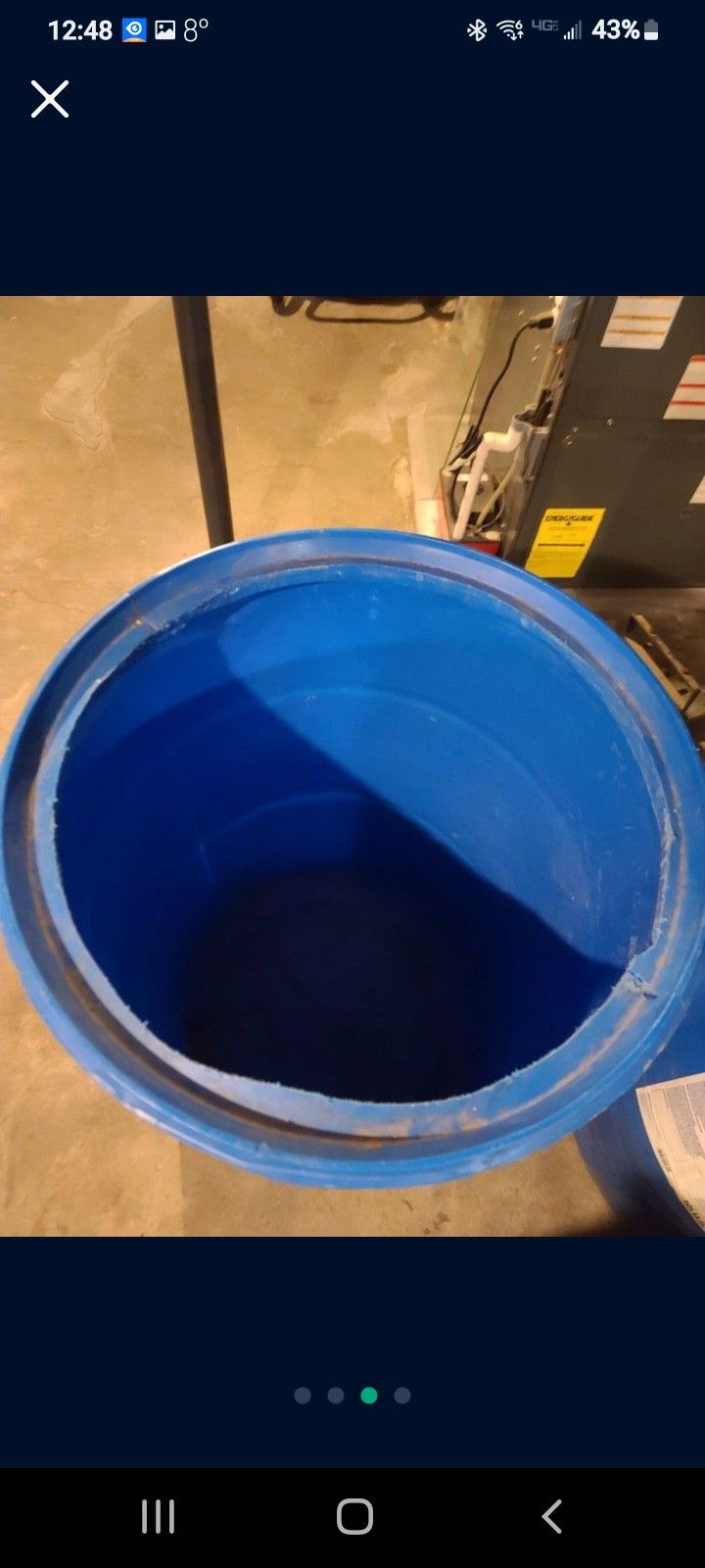 Plastic 55 Gallon Drums