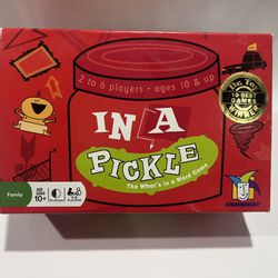In A Pickle Game 2004 Gamewright The What's in a Word Family Game Card