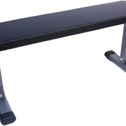 Everyday essentials steel frame flat weight training exercise weight bench