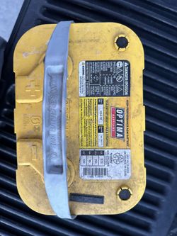 Optima yellow Top battery