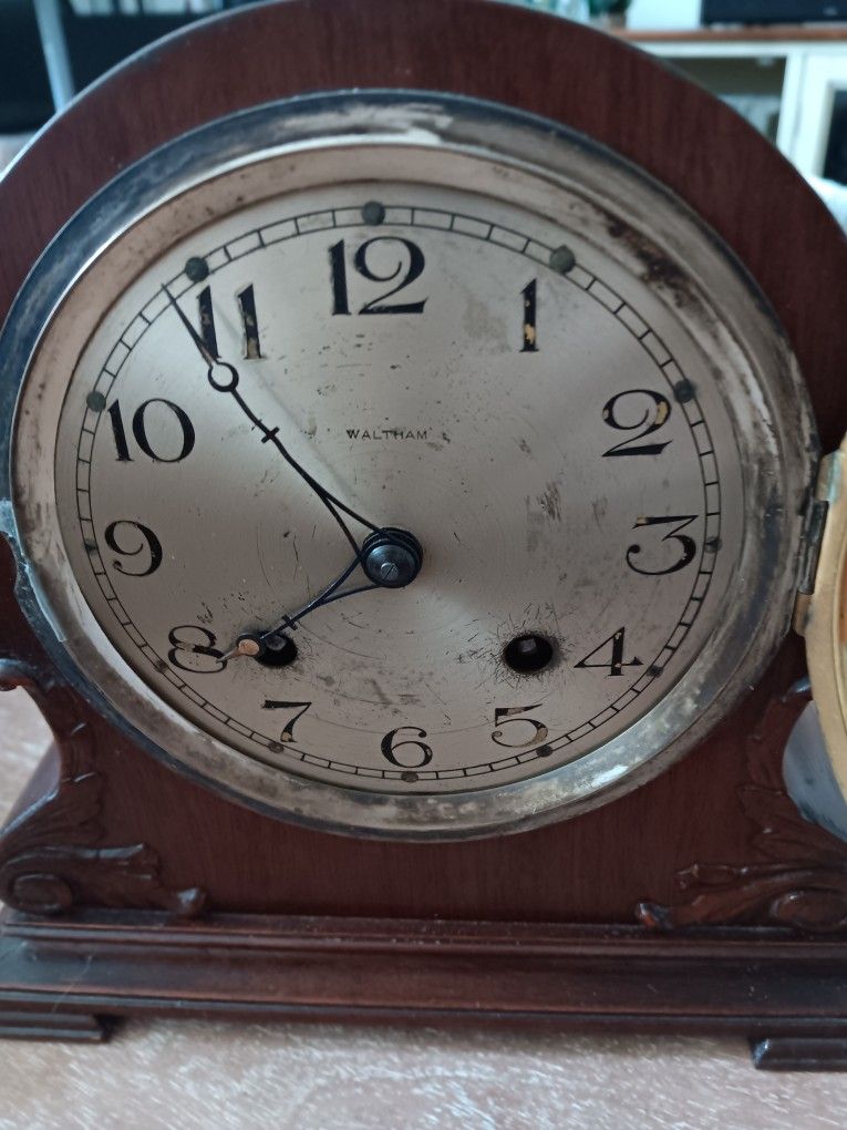 Mid-century Waltham Chime Clock