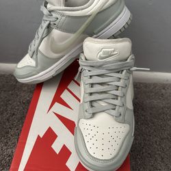 Light Silver Sail White Dunks