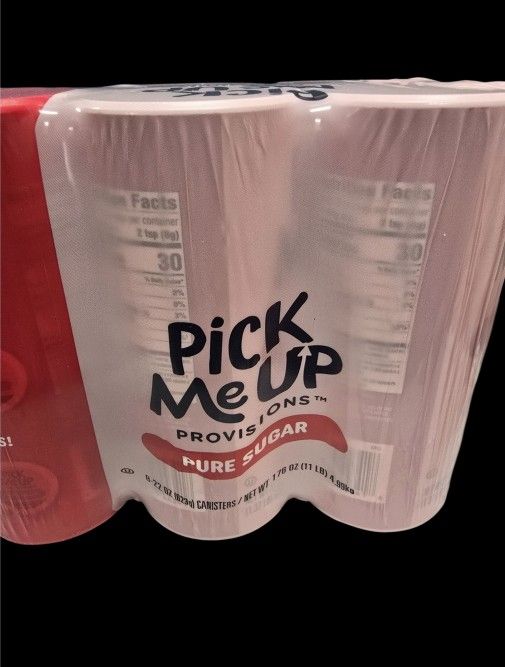 Pick Me Up Provisions Pure Sugar 22oz. Canister 8/pack***