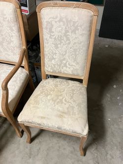 Free! Set of (5) French Provincial Dining Chairs