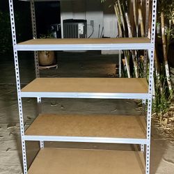 Used 5-Tier Heavy Duty Particleboard Storage Shelving Unit-72"H x 48"W - Fairfax and Pico