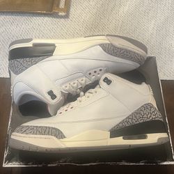 Air Jordan 3 reimagined white cement