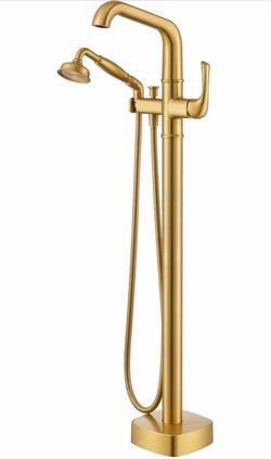 Lexdale Free Standing Tub Faucet - Brushed Gold