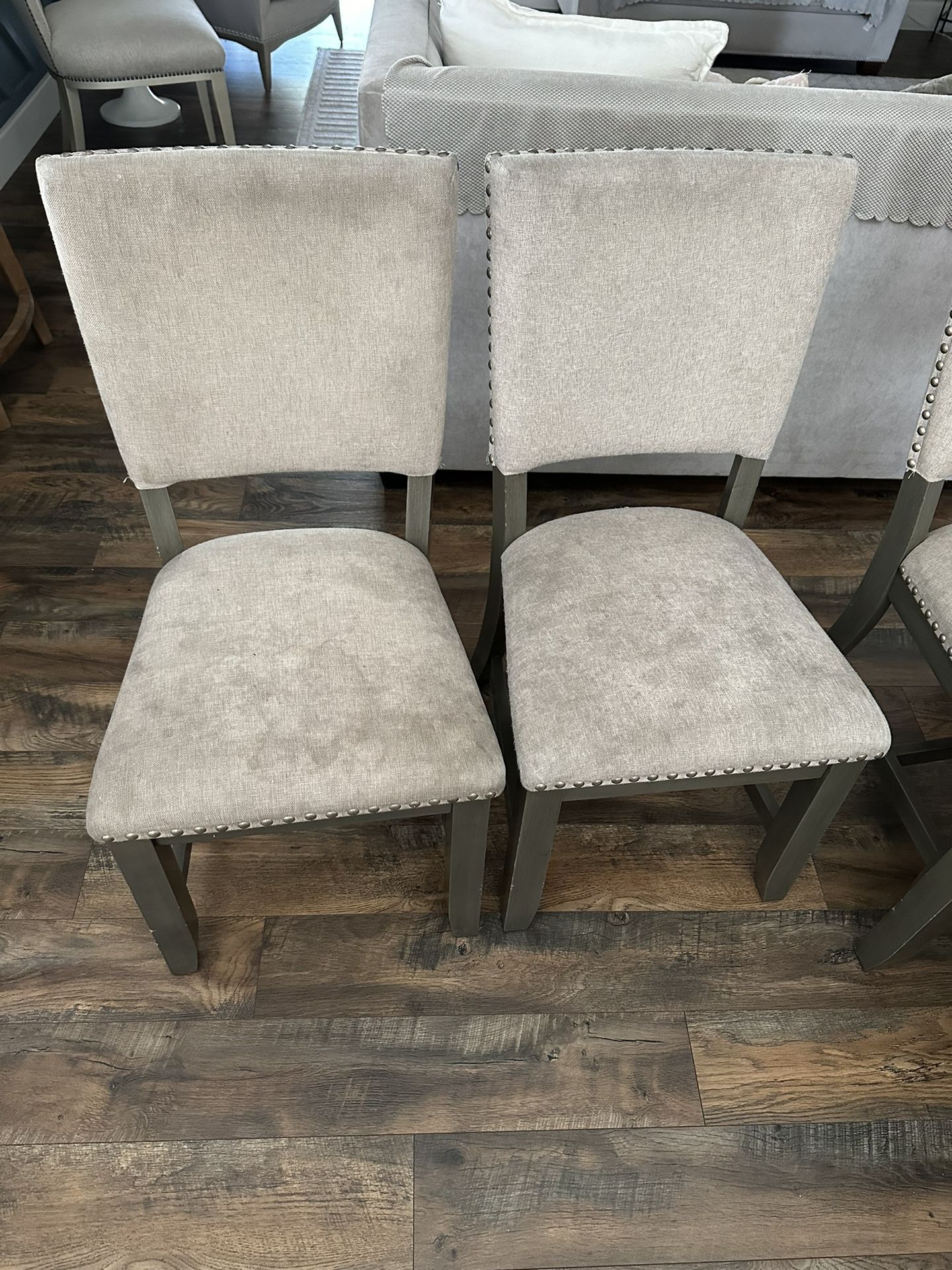 4 Dining Chairs And Bench