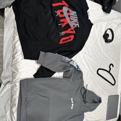 2 Men’s Hoodie Black m Grey L