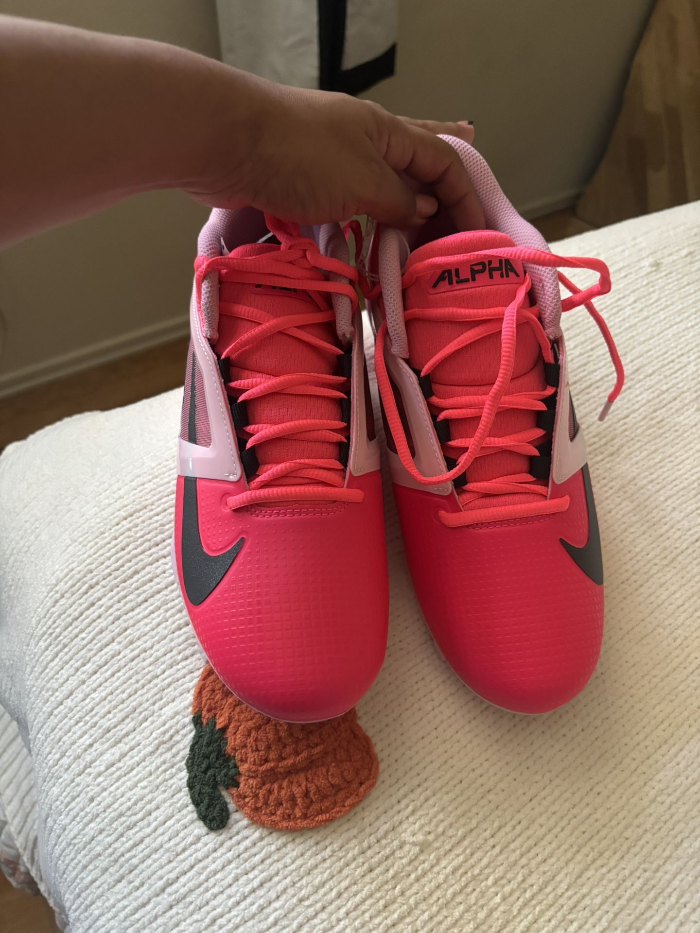 Pink Nike Alpha 