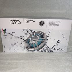 Brand New Pair Infinity 6.5” Two-way Premium Marine Speakers / RGB Lighting ( Model KAPPA6120MAM)
