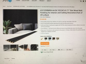 3- Boxes Art3d Slat Wood Wall Paneling