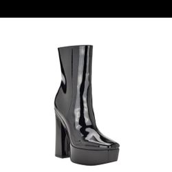 Guess Woman's Byra Boot Black 9.5 Med