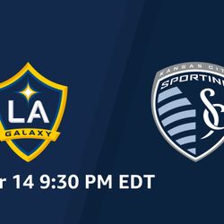 LA Galaxy vs Kansas City $40 EACH