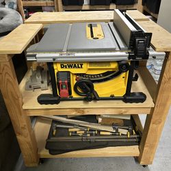 Dewalt Table Saw and Custom Table