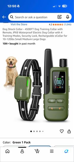 Dog Shock Collar - 4500FT Dog Training Collar with remote