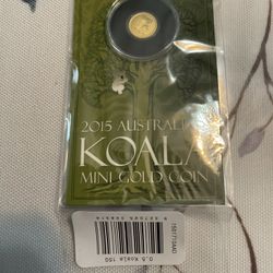 2015 AUSTRALIAN mini GOLD .5 g Coins