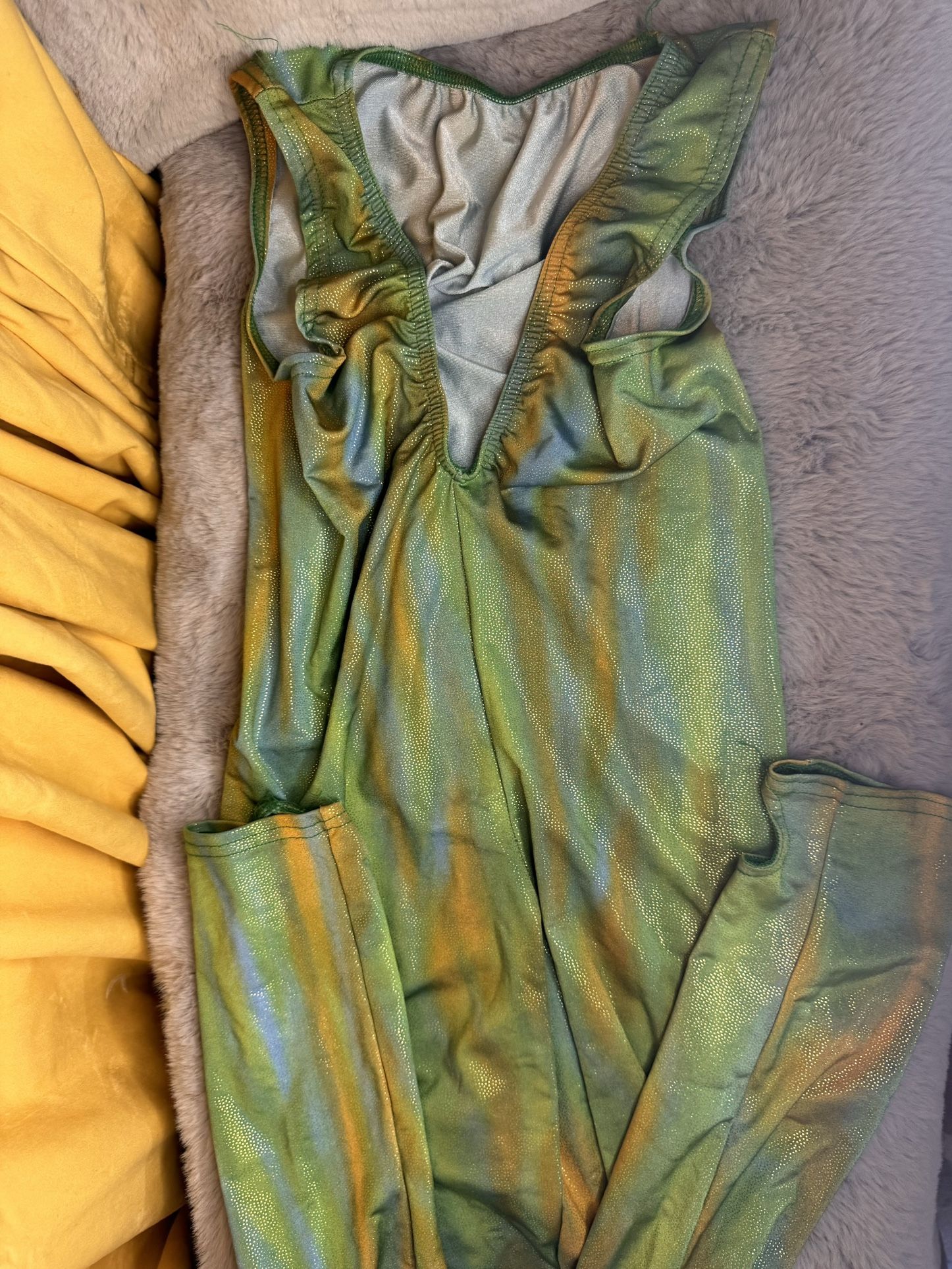 Green And Yellow Bodysuit Halloween Costume