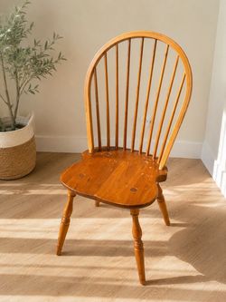 Vintage Wooden Windsor Spindle Back Chair