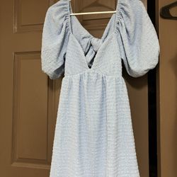 Blue Lulus Babydoll Dress