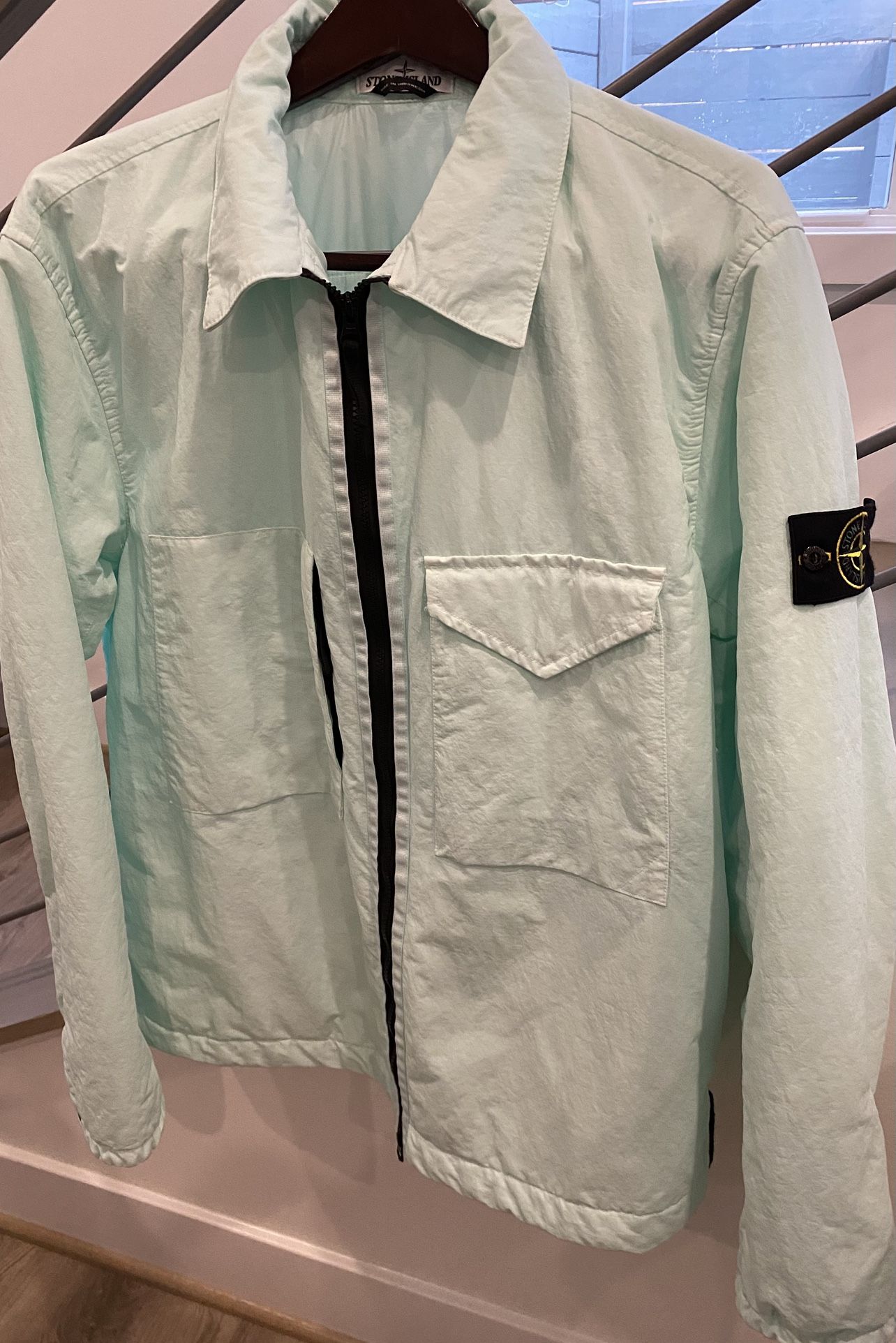 STONE ISLAND MEN’S JACKET, XL, Light Blue