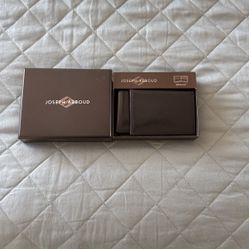 Joseph Abboud Wallet Black Leather New
