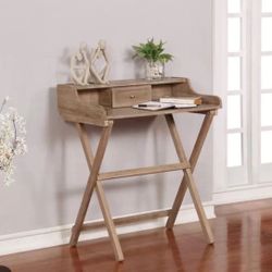 Gray wash Secrataries office desk 