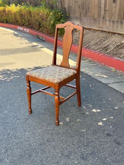 Vintage European style dining side chair