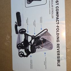 Baby Jogger City Sights Stroller – Frosted Ivory (Brand New, In Box)