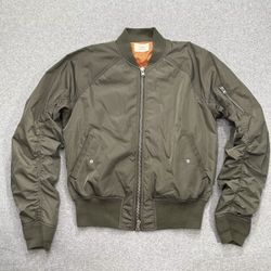 Pascun x Fear of God Collection Men’s Olive Green Bomber Jacket 2015-2016 Size M
