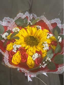 Bouquets of flowers