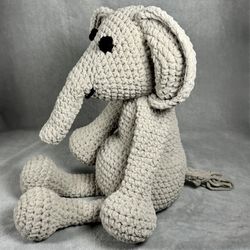 Handmade Stuffed Elephant