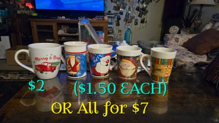 Christmas Hot Chocolate/Coffee Cups