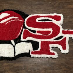 Custom Tufted Sucker Free Wall Art Rug 