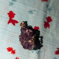 Amethyst Rock Charm
