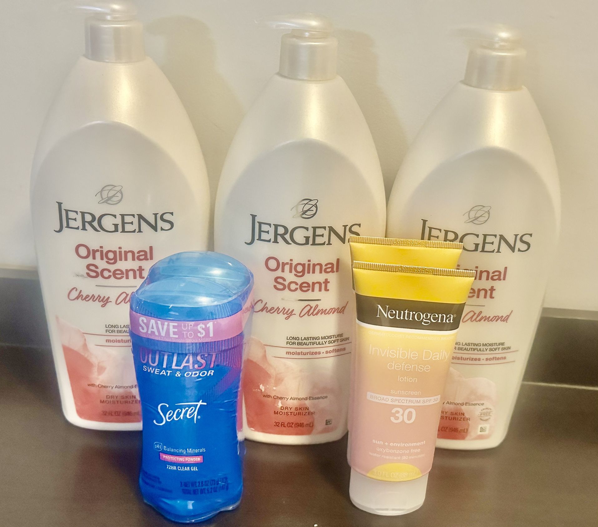 Hygiene Bundle - Moisturizer, Deodorant, Sunscreen
