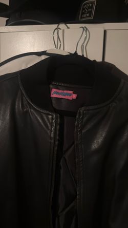 Faux leather bomber jacket EDIKTED