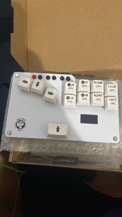BITFUNX Flatbox Gaming Keypad, Arcade Stick All-Button Leverless Controller